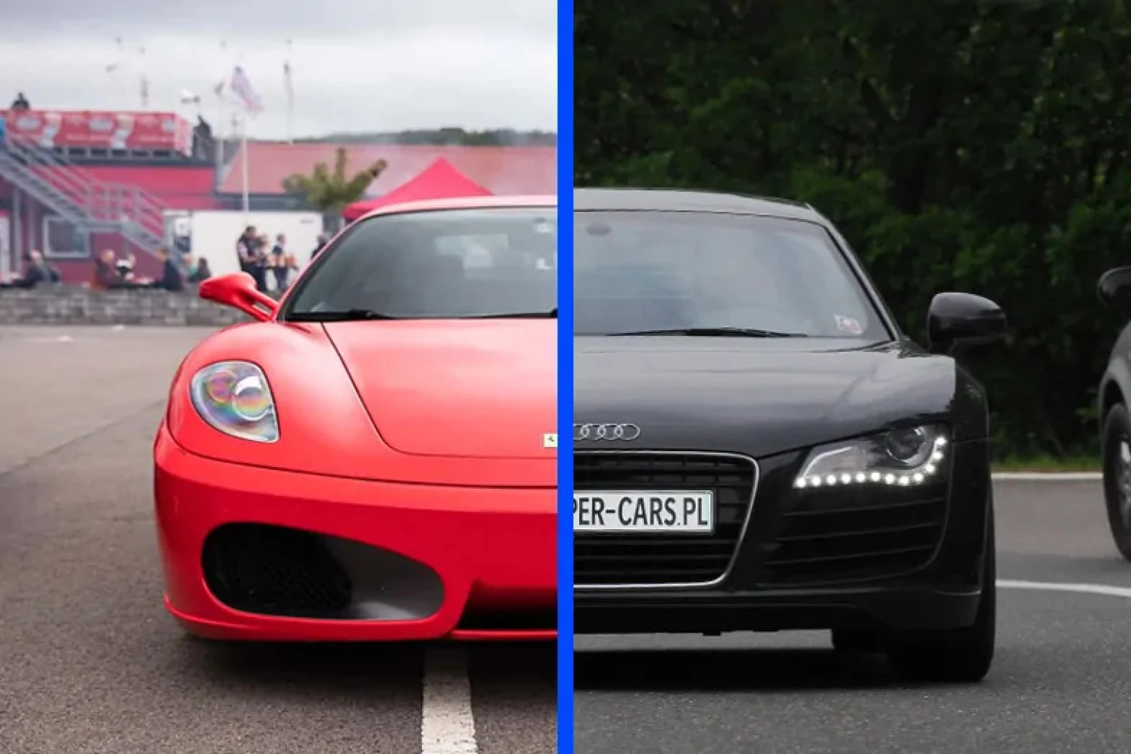 Ferrari F430 vs Audi R8